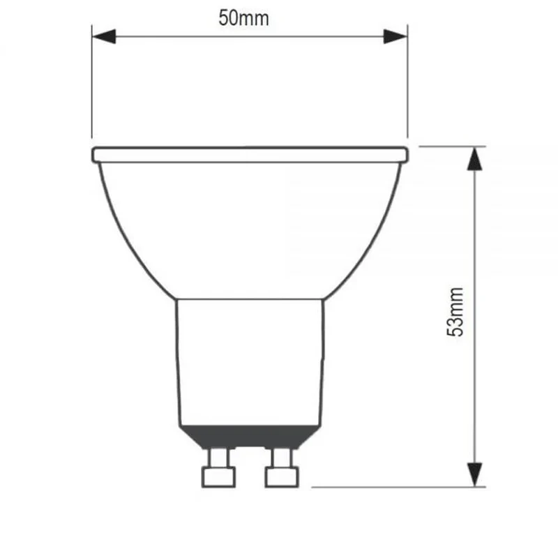 GU10 LED Dim2warm Sunset Warmweiß 2200-3000K 345lm 5W Dimmbar