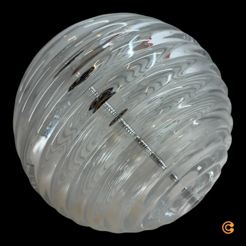 B-Ware Tom Dixon Press LED Pendelleuchte Hängelampe Sphere klar Beleuchtung Glas Lampe