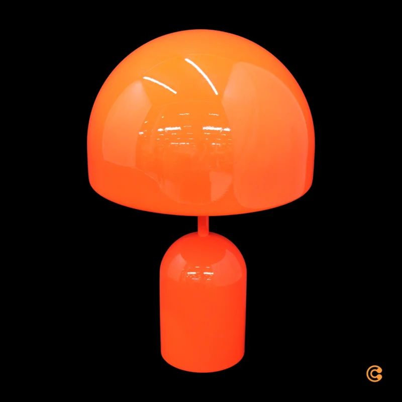 B-Ware Tom Dixon Tischleuchte Pilzlampe Bell LED Tischlampe fluoro 3000K Warmweiss