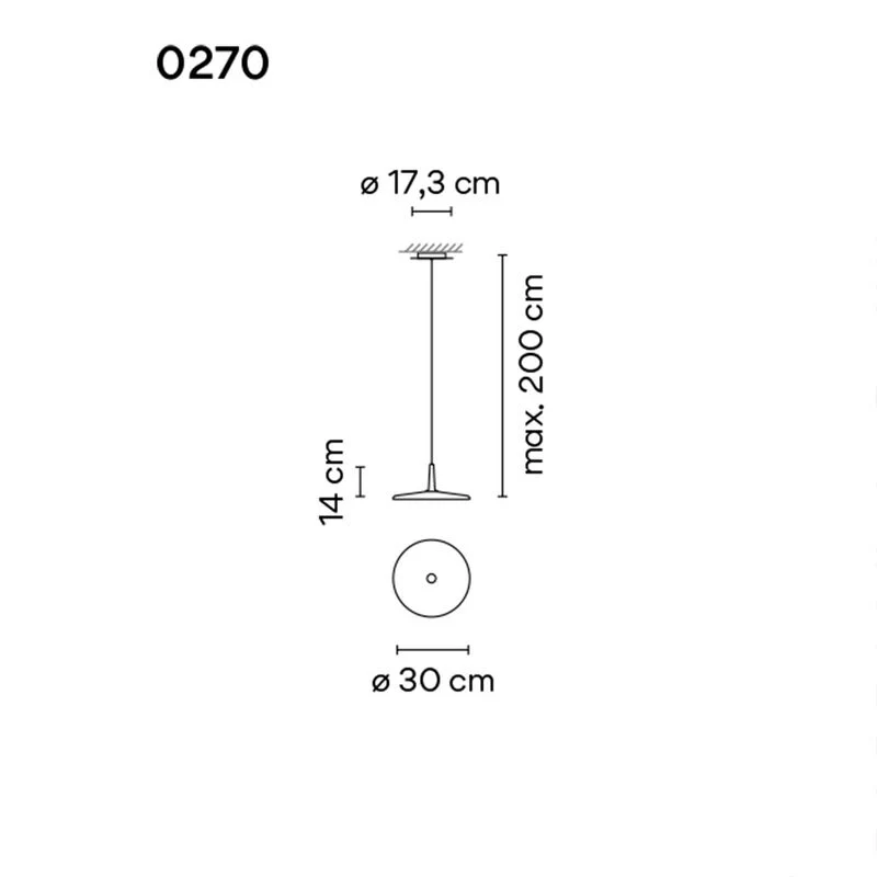 B-Ware Vibia Skan 0270 LED Pendelleuchte Hängelampe Deckenleuchte weiß SIEHE TEXT/FOTO