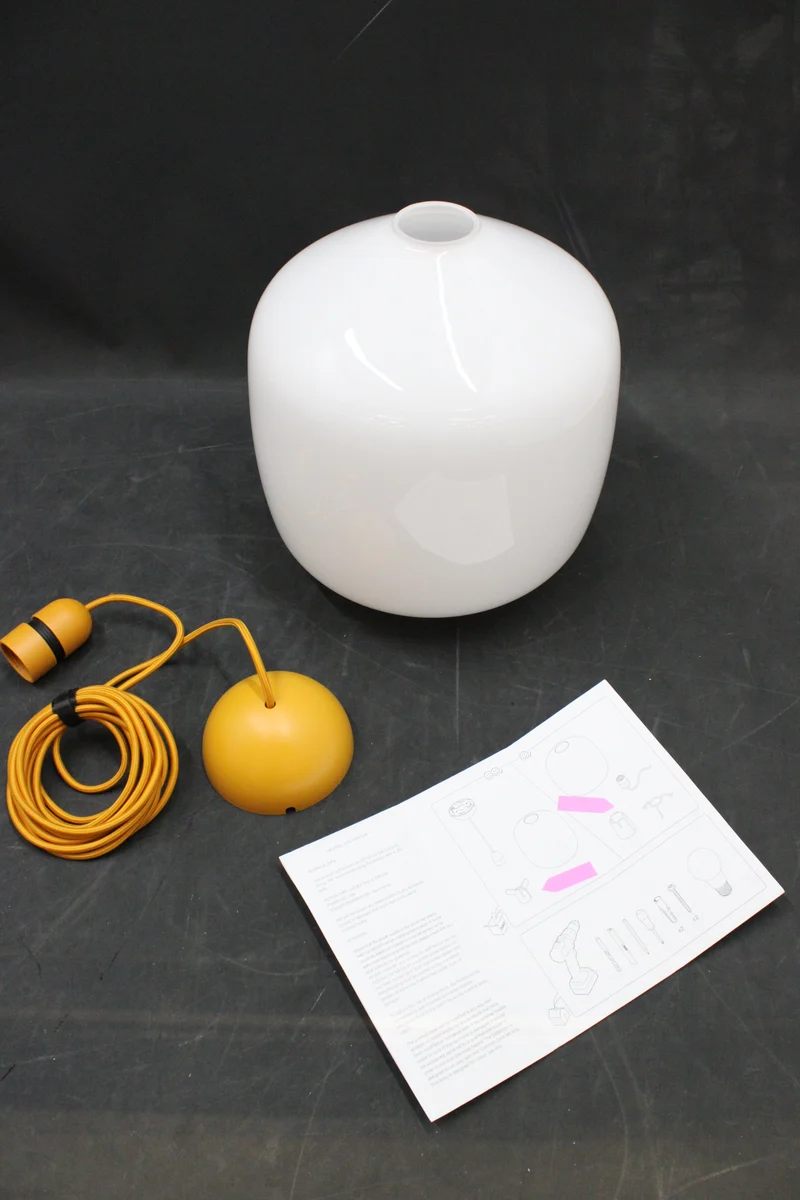C-Ware HAY Pendelleuchte Hängeleuchte Glasleuchte Buoy amber yellow SIEHE TEXT/FOTO