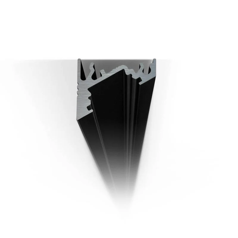 Aufbau-Eckprofil 30° 200cm Schwarz für LED-Strips