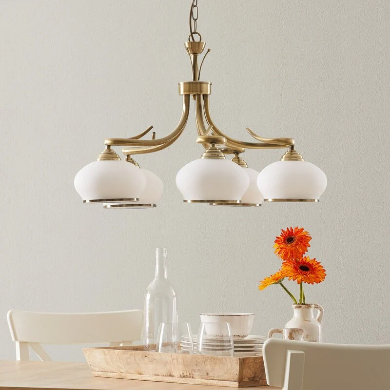 B-Ware Orion Hängeleuchte Elvira Deckenlampe Deko-Deckenlampe Pendelleuchte E27 5-198