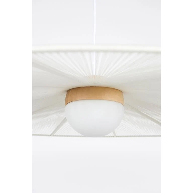 B-Ware Zuiver Belle Hängeleuchte Pendelleuchte Lampe rund 80cm beige Eisen