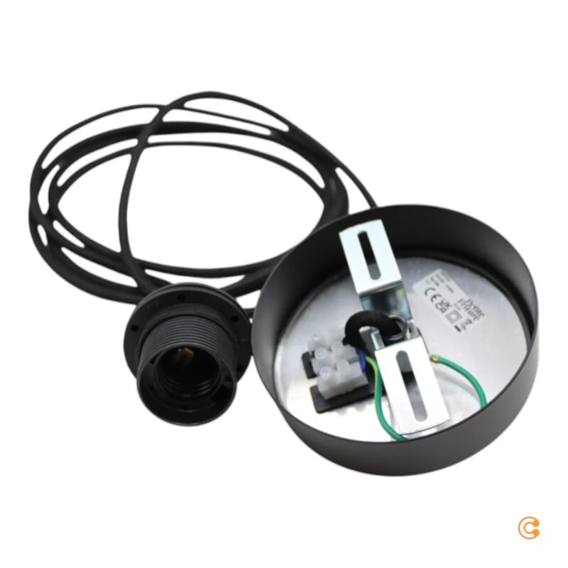 B-Ware Petite Friture Vertigo Pendelleuchte Hängeleuchte Deckenlampe Ø 110 cm schwarz