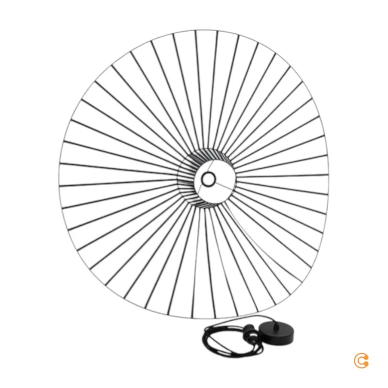B-Ware Petite Friture Vertigo Pendelleuchte Hängeleuchte Deckenlampe Ø 110 cm schwarz