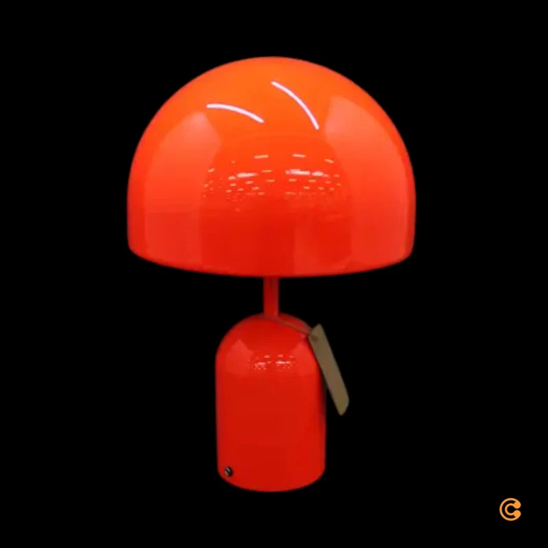 B-Ware Tom Dixon Tischleuchte Pilzlampe Bell LED Tischlampe fluoro 3000K Warmweiss