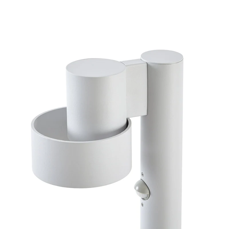 B-Ware Lucande Wegeleuchte Wegelampe LED Sensor Elune Hellgrau Außenleuchte IP44