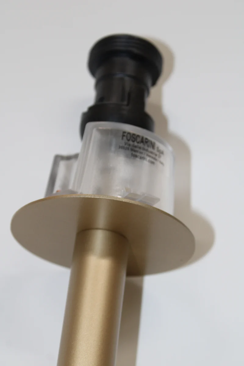 Foscarini Stehlampe Stehleuchte Gem E27 Gold Weiß Glas Lampe SIEHE TEXT/FOTO