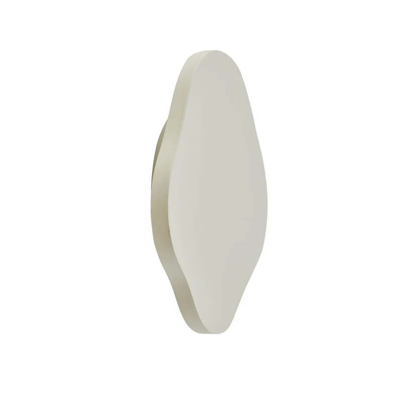B-Ware Lindby Wandleuchte Wandlampe LED Leuchte beige Gips Nielson 30 cm hoch Innenraum