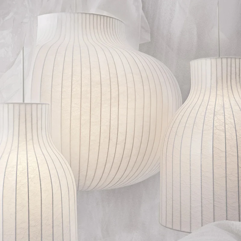 Muuto Pendelleuchte Hängelampe Strand creme Baldachin Kokon 60cm SIEHE TEXT/FOTO