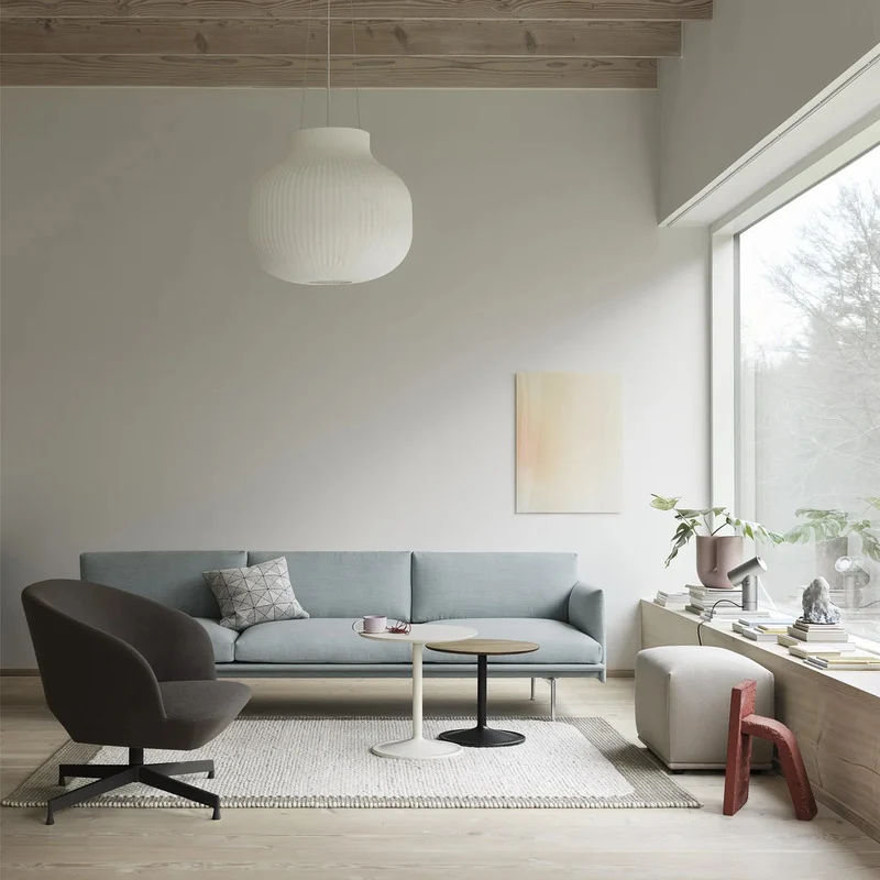 Muuto Pendelleuchte Hängelampe Strand creme Baldachin Kokon 60cm SIEHE TEXT/FOTO