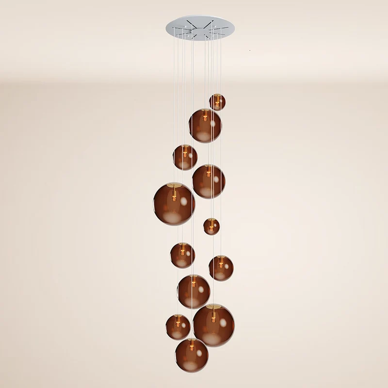 s.luce Orb Galerieleuchte 12-flammig Modular