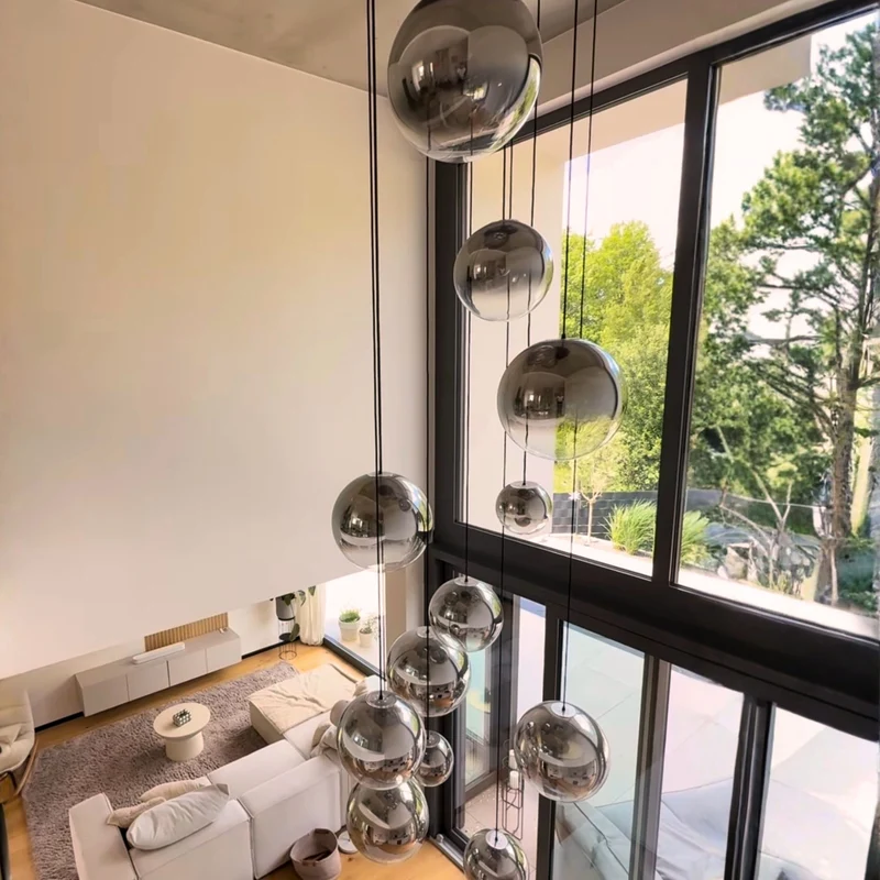s.luce Orb Galerielampe 8-flammig Modular