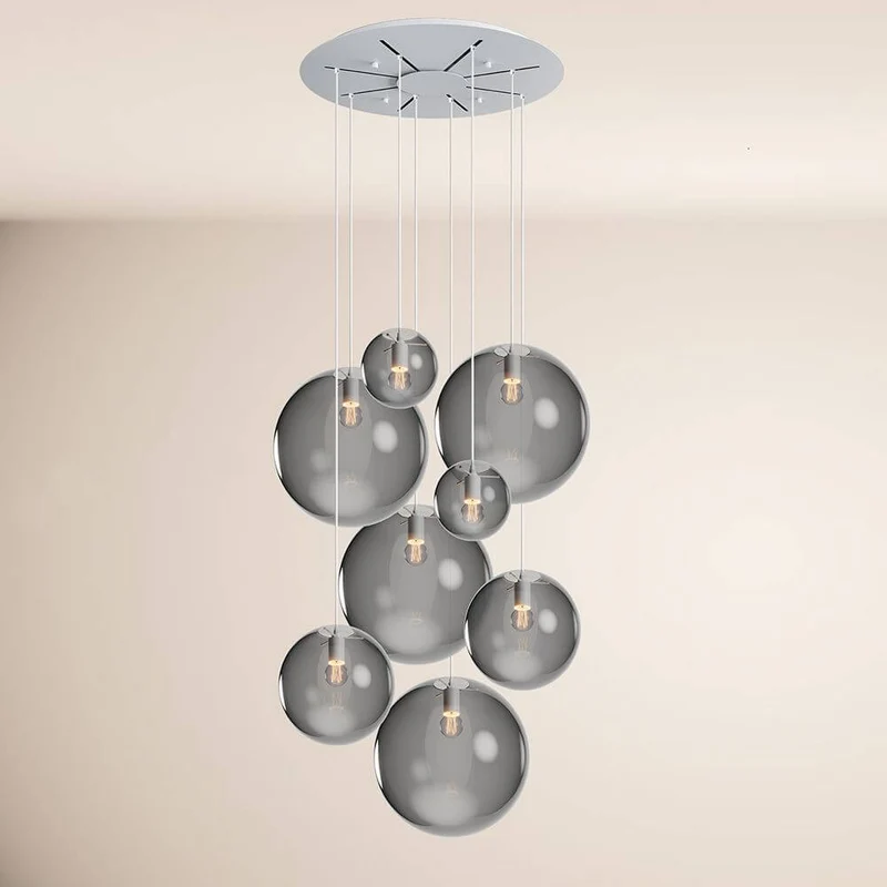 s.luce Orb Galerielampe 8-flammig Modular