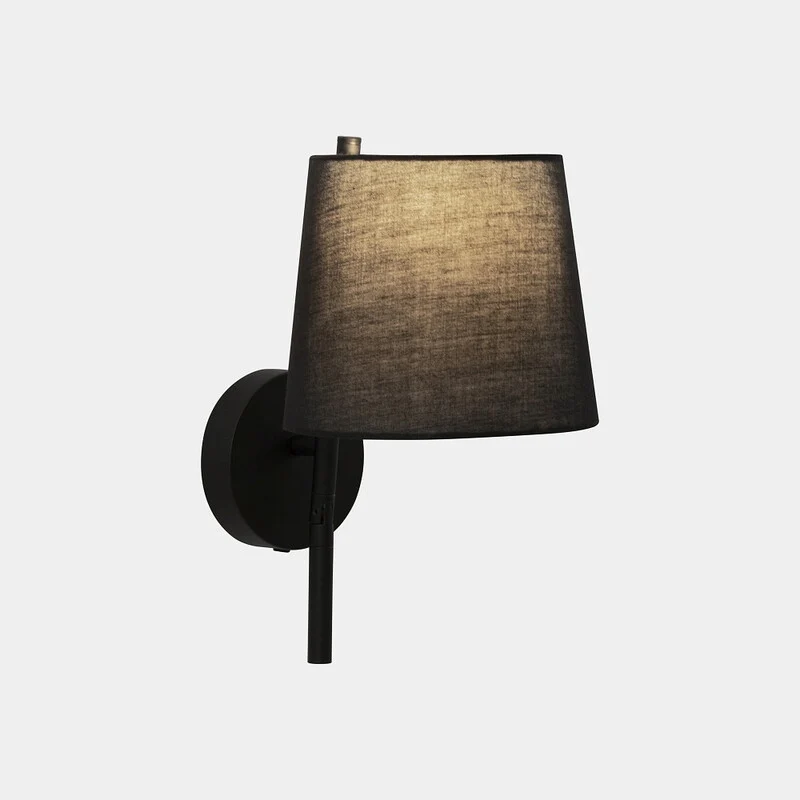 B-Ware LEDS C4 Gestell Wandleuchte Wandlampe Lampe Clip LED E27 schwarz ohne Schirm