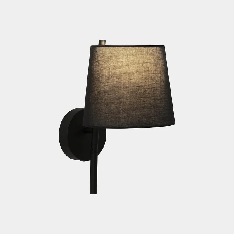 B-Ware LEDS C4 Gestell Wandleuchte Wandlampe Lampe Clip LED E27 schwarz ohne Schirm