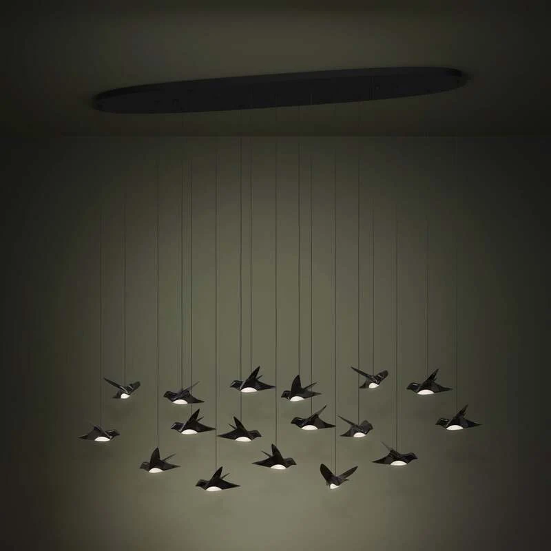 D-Ware Eglo Hängelampe Pendelleuchte Stars Of Light LED Paratebueno Schwarz Stahl
