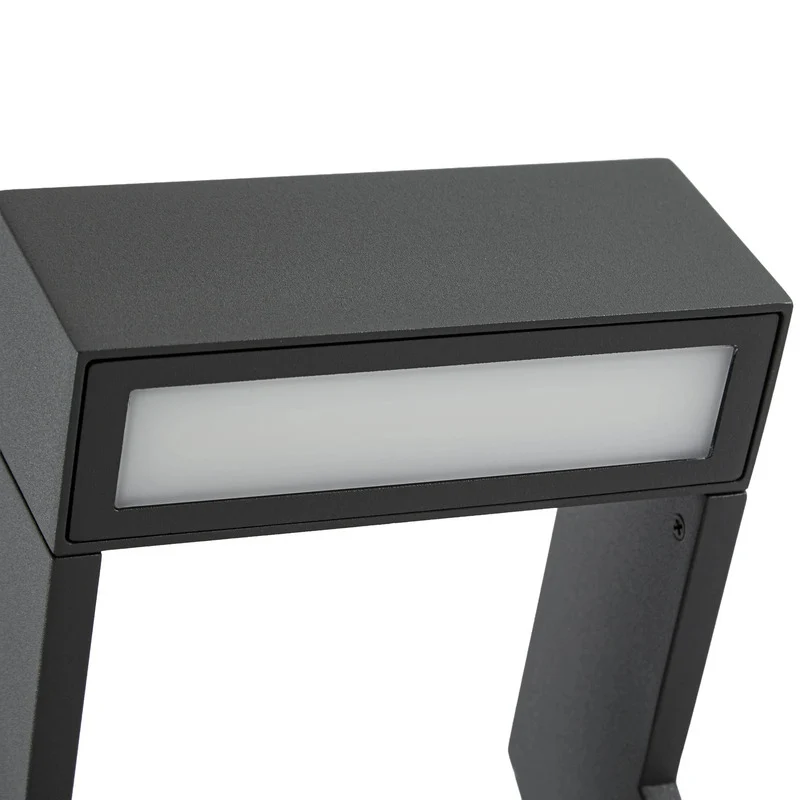 B-Ware Arcchio Wegeleuchte Wegelampe LED dunkelgrau Gartenleuchte Außenleuchte Glas