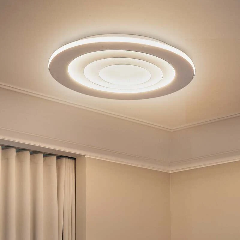 B-Ware OSRAM LED-Deckenleuchte Lampe ORBIS SPIRAL ROUND weiß Stahl Leuchte Ø69cm848