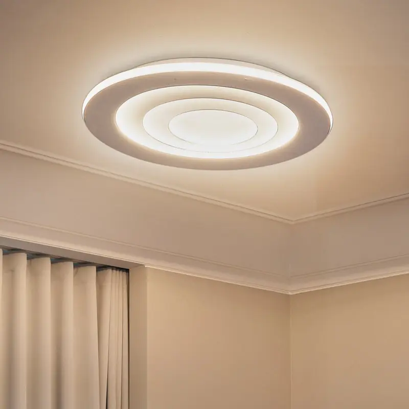 B-Ware OSRAM LED-Deckenleuchte Lampe ORBIS SPIRAL ROUND weiß Stahl Leuchte Ø69cm848