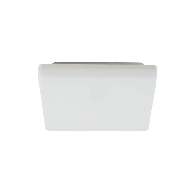 2x B-Ware PRIOS Deckenlampe Deckenleuchte LED Lampe Weiß Kunststoff Eckig 22 cm 2 STÜCK