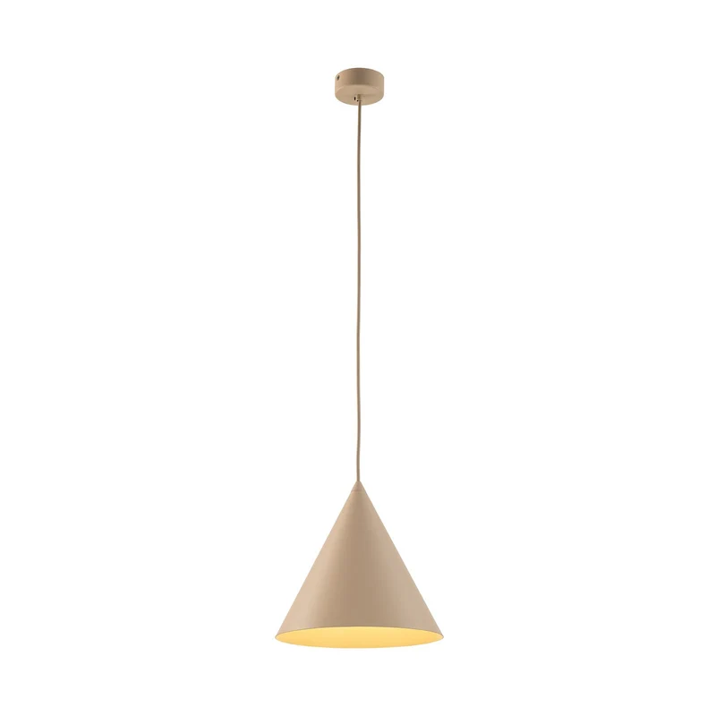 B-Ware TK-Lighting Hängeleuchte Pendelleuchte Cono Sand Stahl E27 LED Ø 25 cm 1-flammig