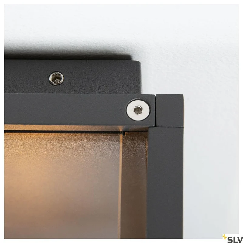 Quadrulo E27 Außen-Wandlampe Anthrazit