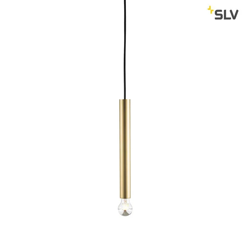 Fitu Pendelleuchte E27 Soft Gold mit offenen Kabelende