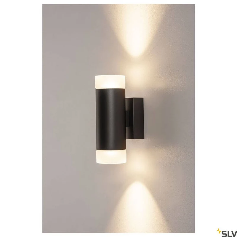 Astina Wandlampe QPAR51 Up & Down Schwarz