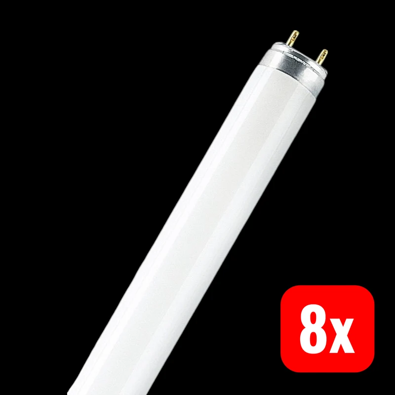 8x B-Ware OSRAM Leuchtstoffröhre Röhre Lampe Warmweiß G13 T8 Relax L 18 W 604 mm 8 STÜCK
