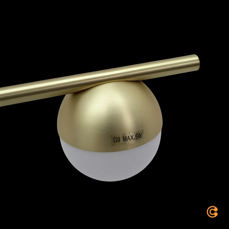 B-Ware Nordlux Pendelleuchte Hängelampe Contina G9 LED Messing Glas matt 3-flammig