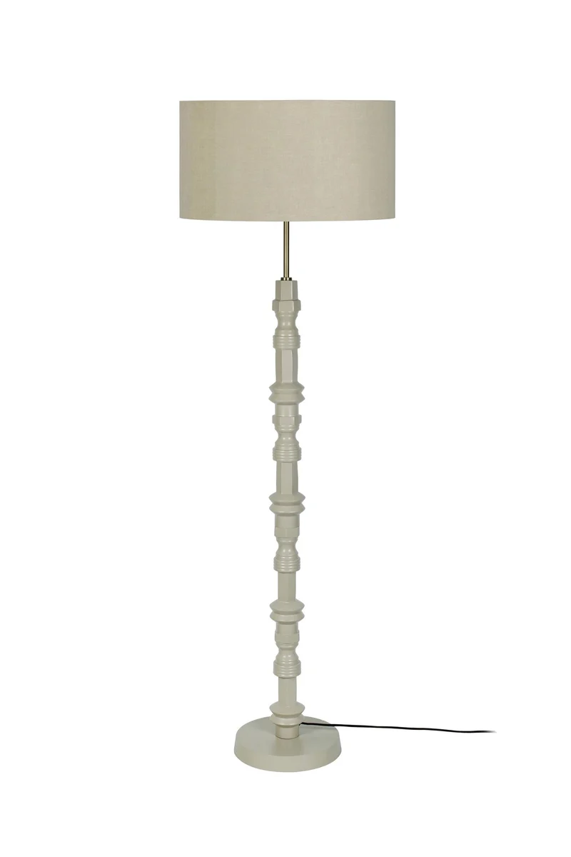 Stehlampe Totem Beige | Skulpturales Design von Zuiver
