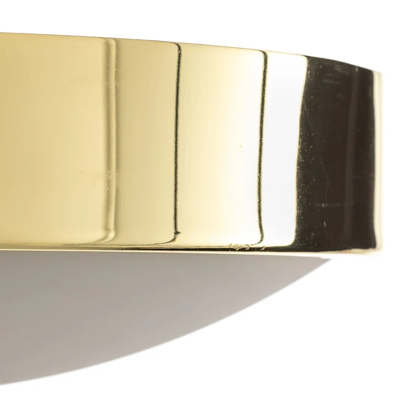 B-Ware Deckenleuchte Jaris Deckenlampe Glas Leuchte Lampe Gold dimmbar E27 LED Ø 26 cm