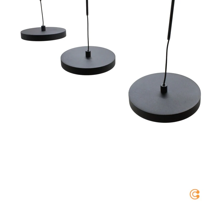 B-Ware JUST LIGHT Pendelleuchte Hängeleuchte LED Plata schwarz 3000K SIEHE TEXT