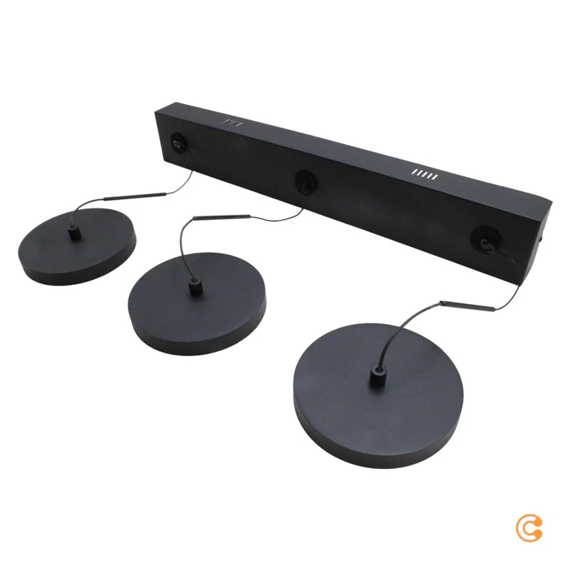 B-Ware JUST LIGHT Pendelleuchte Hängeleuchte LED Plata schwarz 3000K SIEHE TEXT