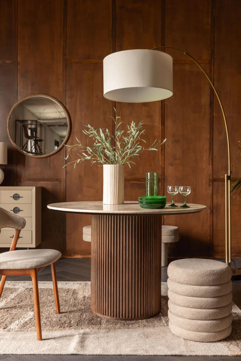 Bogenlampe Archie Gold | Elegantes Design von Dutchbone