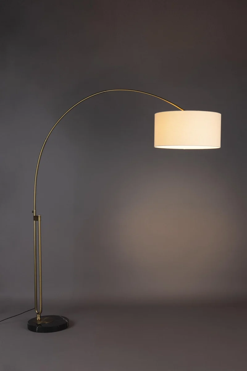 Bogenlampe Archie Gold | Elegantes Design von Dutchbone