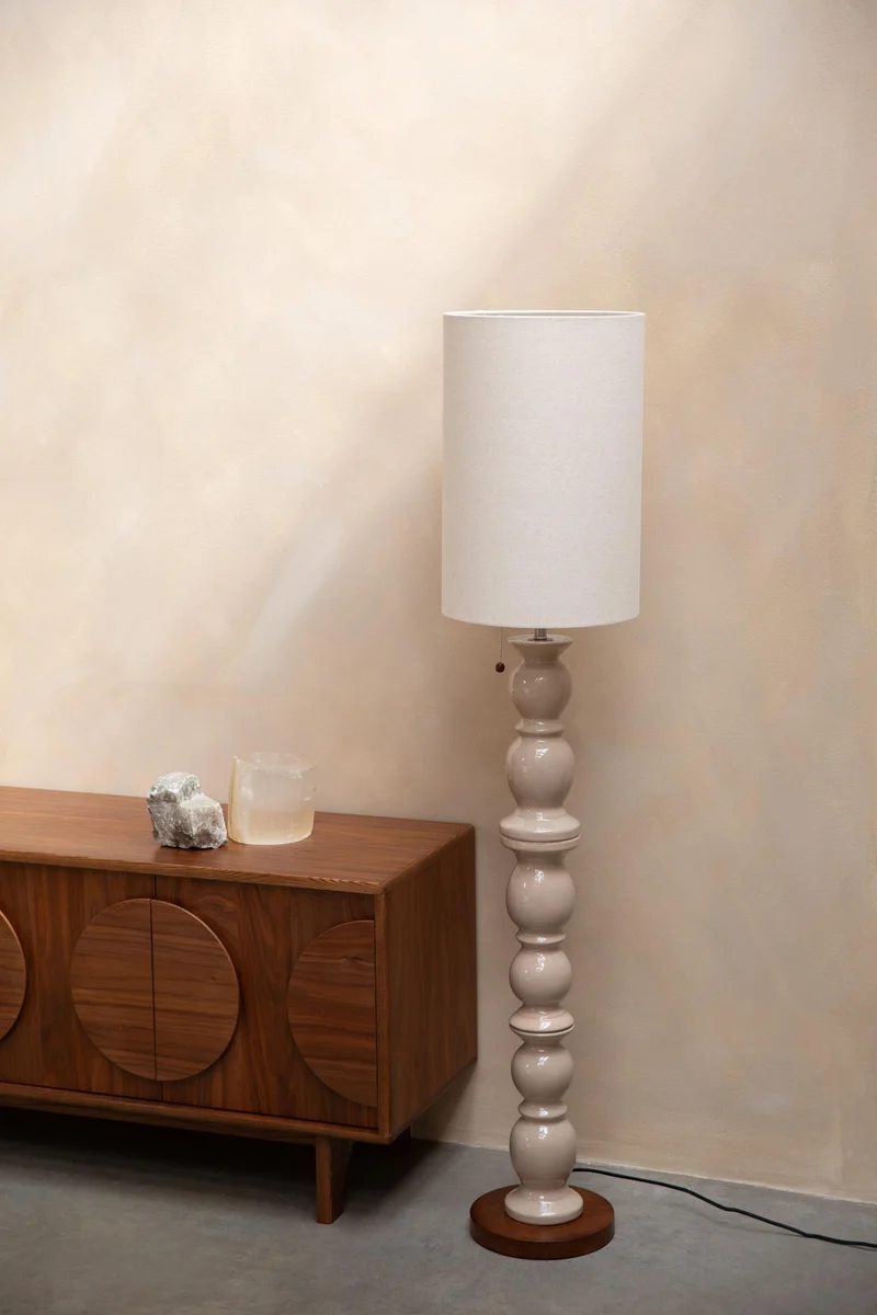 Zuiver Stehlampe Brew | Einzigartiges Keramik & Leinen Design