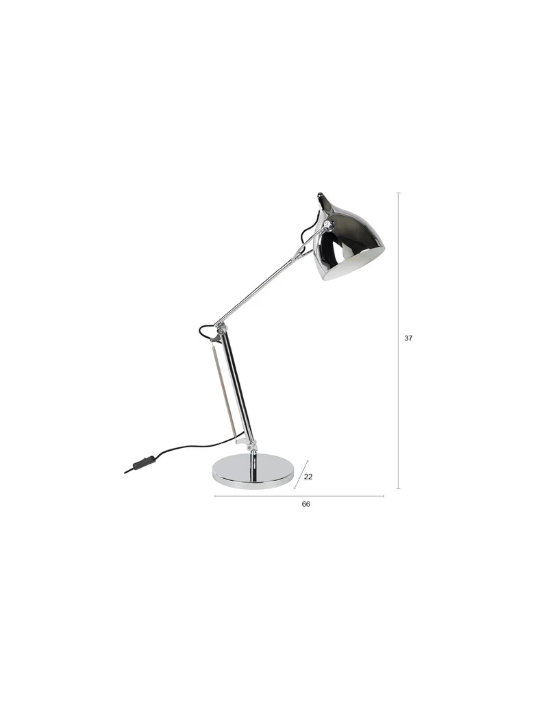 Zuiver Reader Schreibtischlampe | Verstellbar in Chrom