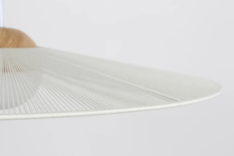 Zuiver Hängelampe Belle S Beige | Design-Leuchte mit Seil-Schirm