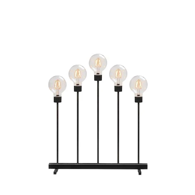 B-Ware Konstsmide Leuchter Kerzenhalter LED Weihnachtsbeleuchtung Dimmer Bernstein