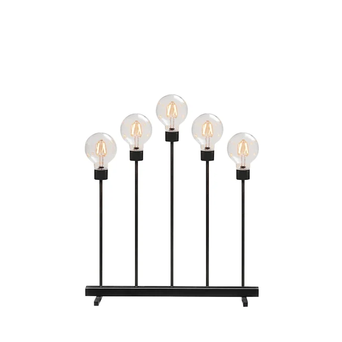 B-Ware Konstsmide Leuchter Kerzenhalter LED Weihnachtsbeleuchtung Dimmer Bernstein