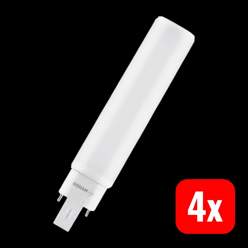 4x B-Ware OSRAM LED Röhre Lampe Leuchtmittel G24q 3 Warmweiß 990 lm 10 W 163 mm 4 STÜCK