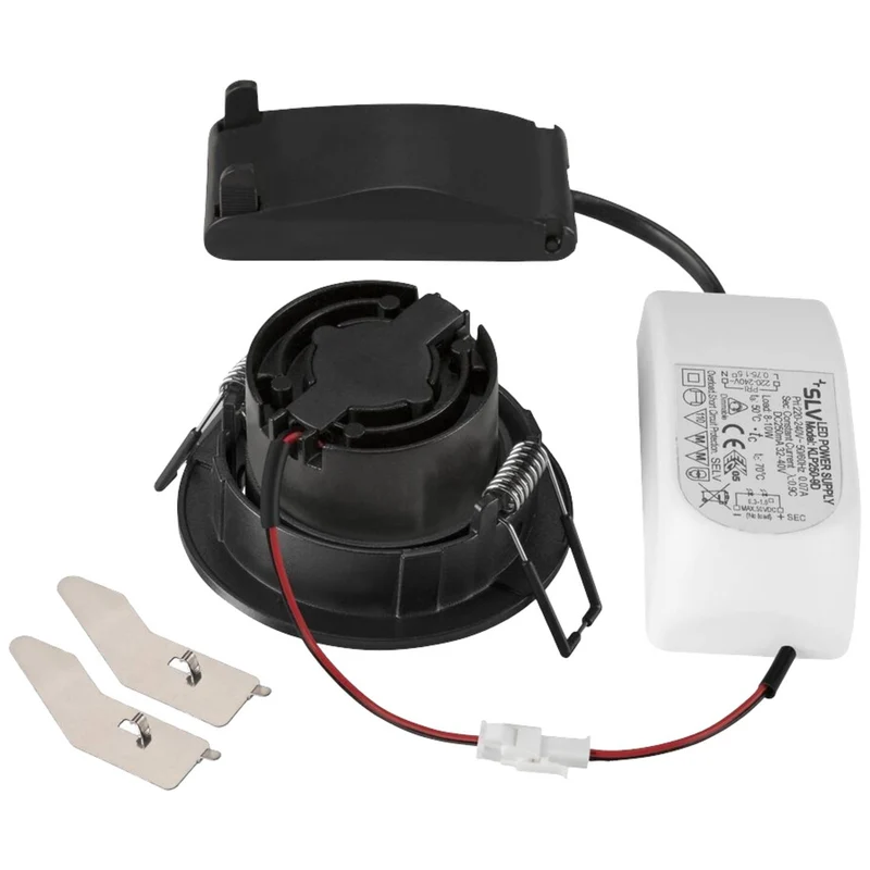 B-Ware SLV 1007426 NEW TRIA 68 LED-Einbauleuchte LED 11 W Schwarz