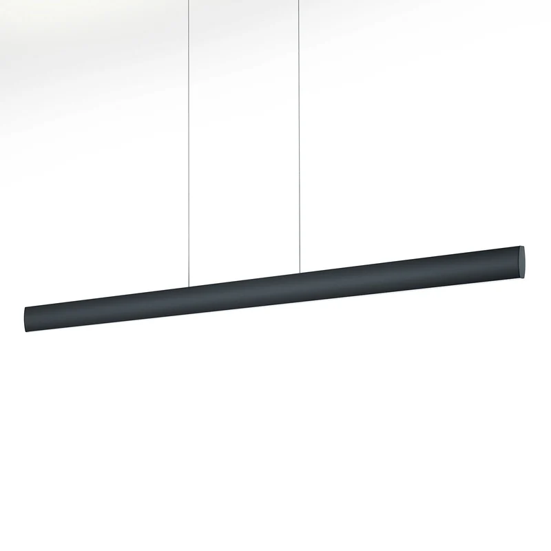 B-Ware Knapstein Hängeleuchte Pendelleuchte LED Runa dimmbar schwarz Metall 132 cm