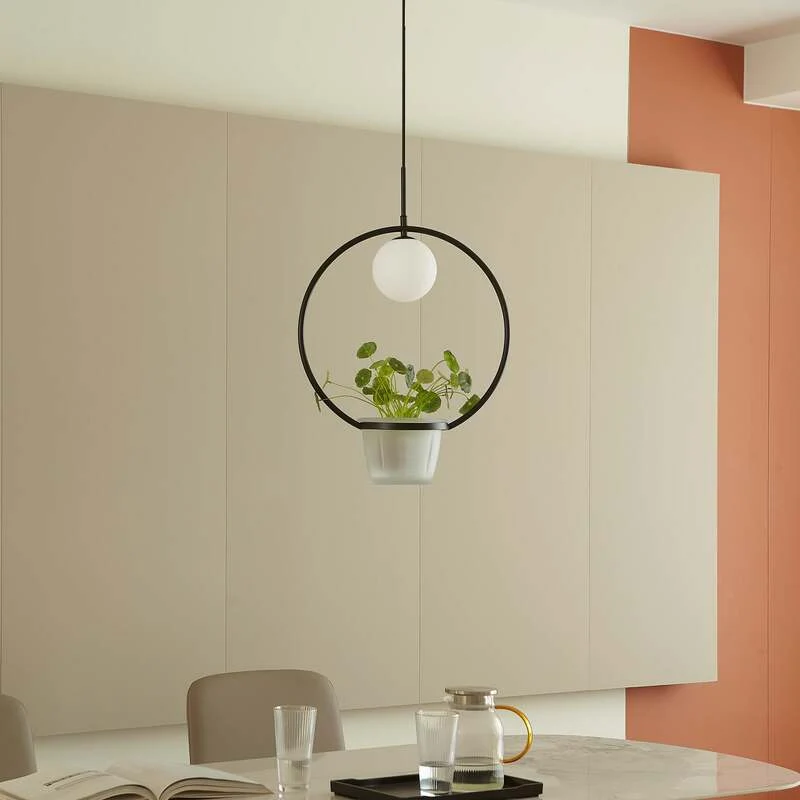 B-Ware Lindby Orna Hängeleuchte einflammig Blumenampel Deckenlampe Lampe Leuchte Spot