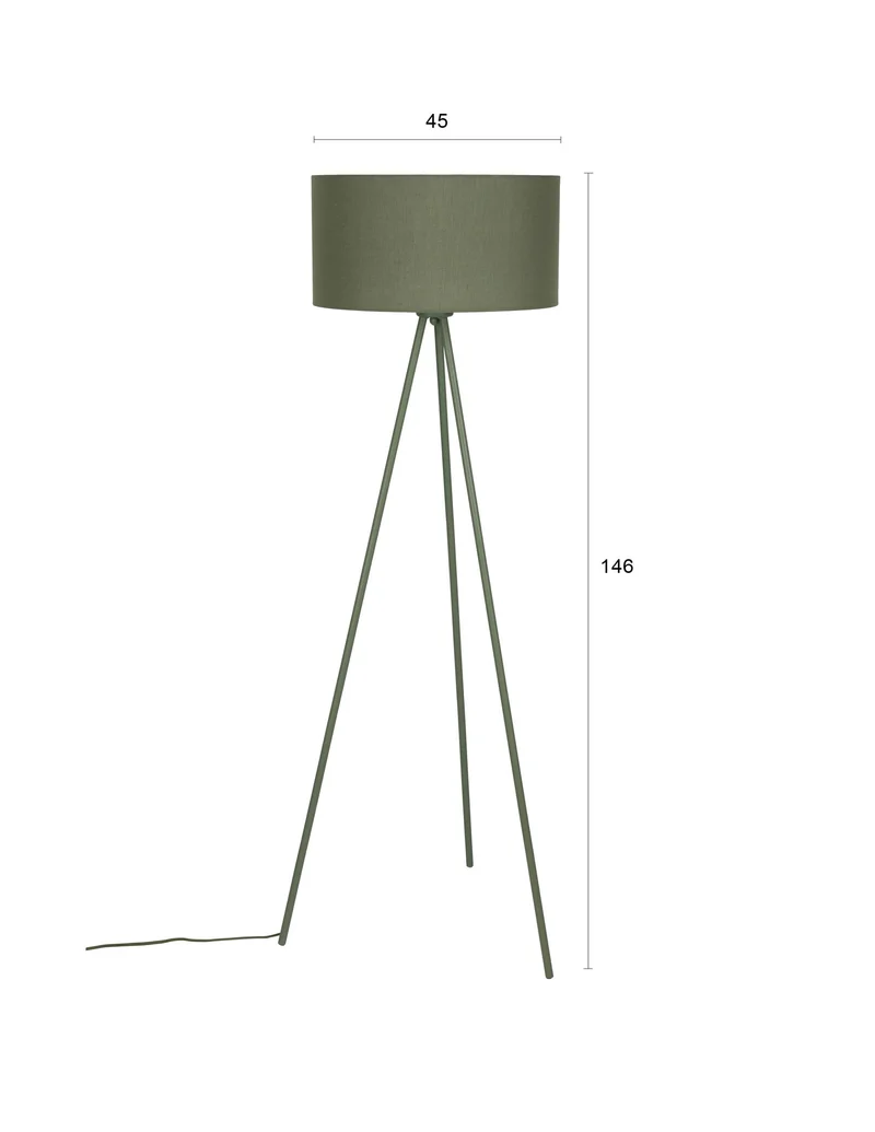 Stehlampe Susie Grün aus Metall | Elegantes Design für dein Zuhause