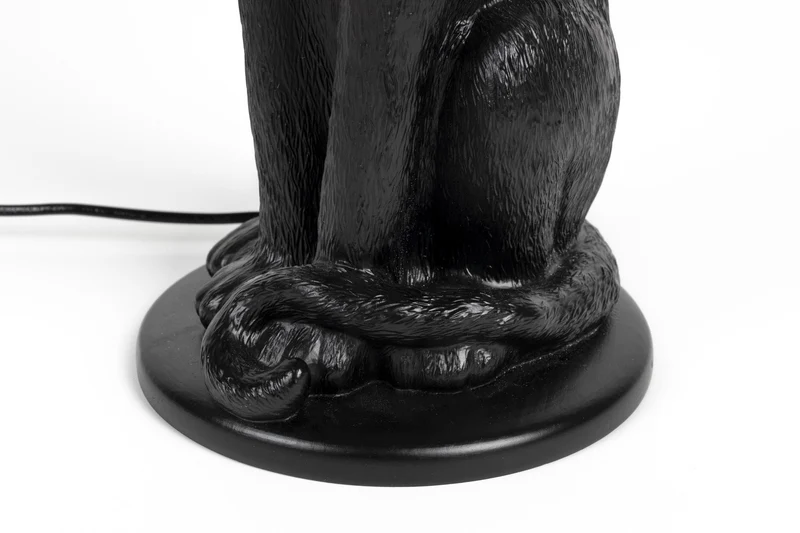 Bold Monkey Stehlampe Gekrönter Panther | Schwarz & Gold