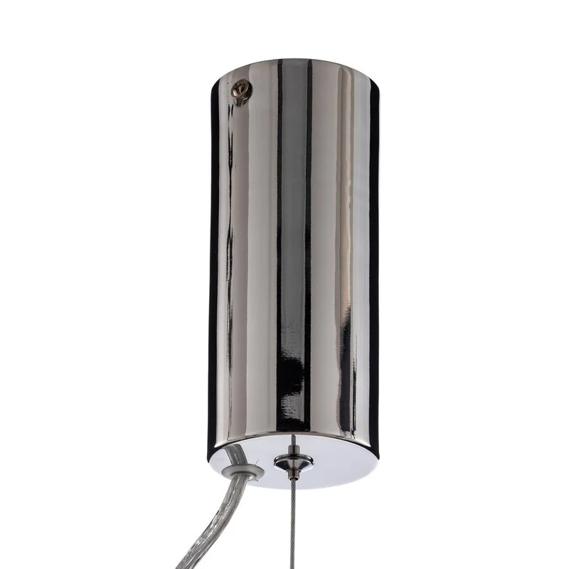 B-Ware Lucande Pendelleuchte Hängeleuchte LED Glas grau weiß Wohnzimmer Essbereich K299